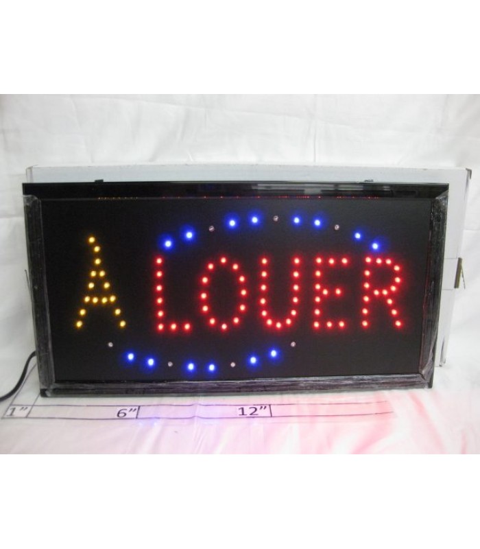 LED Flashing Sign - À Louer