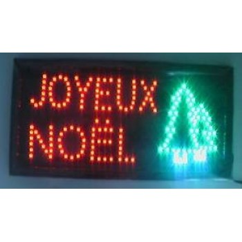 Enseigne Lumineuse Clignotante DEL - Joyeux Noël