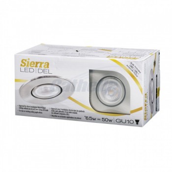 Electrimart GU10 LED Recessed fixture 6.5W - Brushed Steel