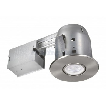 Electrimart GU10 LED Recessed fixture 6.5W - Brushed Steel
