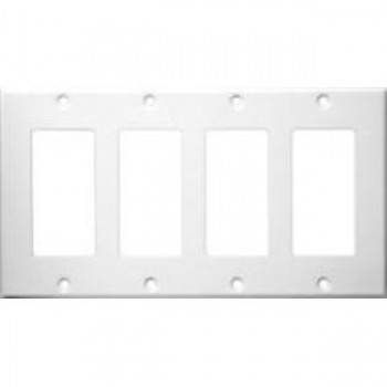 Plaque murale 4 Dispositifs Blanc