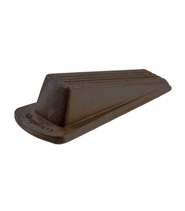 Shepherd Hardware 9133 Heavy Duty Rubber Door Wedge, Brown