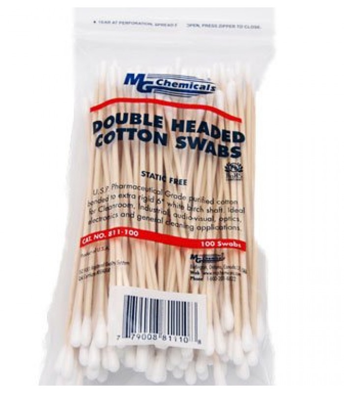 MG Chemicals Cotton Swabs Double Head -100pcs