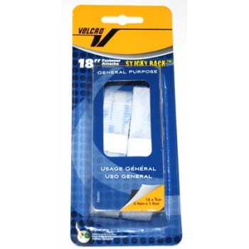 Velcro Tape General Purpose 18in x 3/4in White