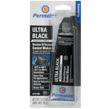 Permatex® Ultra Black® résistance à l'huile maximale silicone 80ml