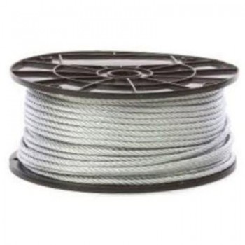 GALVANIZED AIRCRAFT CABLE 1/8 X 7 X 7 Sold by the foot