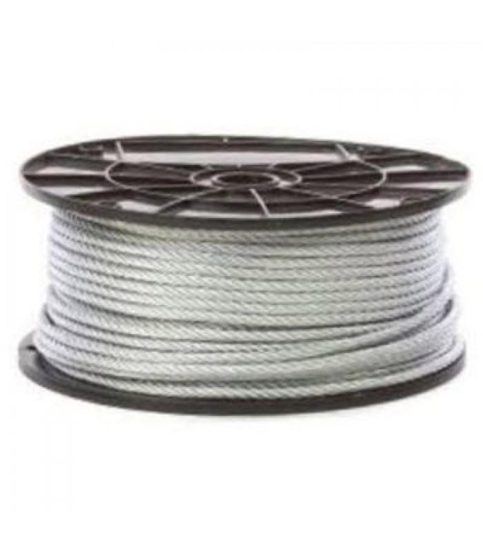 GALVANIZED AIRCRAFT CABLE 1/8 X 7 X 7 Sold by the foot