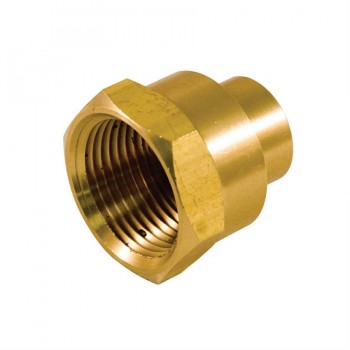 Aqua Dynamic Adaptateur en cuivre. 1/2 po x 3/8 po. Femelle