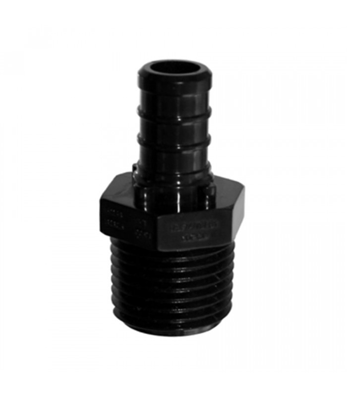 BOW PEX Poly Male Adapter 1/2 in.