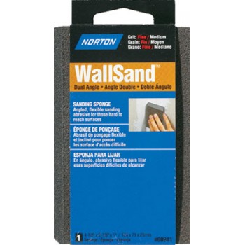 Norton 00941 Wallsand Two Angle Sanding Sponge Fine Grit, Medium