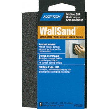 Norton 02285 Wallsand Sponge Sanding Angled Medium