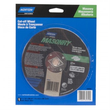 Norton Abrasive Cut-off Wheel masonry 7in X 1/8in - 5/8in
