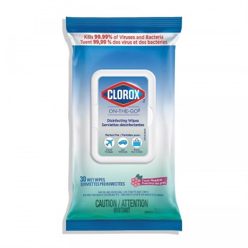 Clorox On-The-Go Disinfecting Wipes Fresh Meadow - Pack of 30