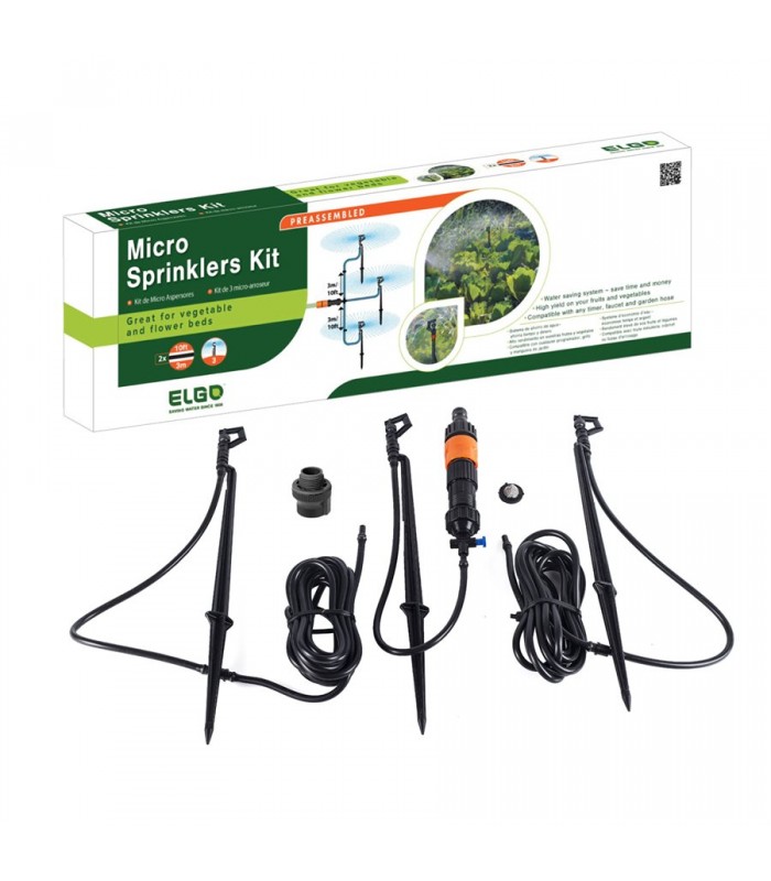 Elgo Set of 3 Complete Micro Sprinkler Kit