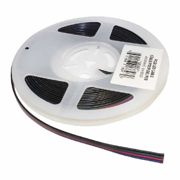 Ason Decor Câble 4C/20 AWG pour bande DEL RVB - 5m