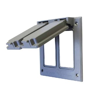 PureVolt Weatherproof Switch Socket Cover - Double