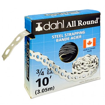 Dahl All-Round Strapping Steel Strapping 3/4" x 10' - 24 Gauge
