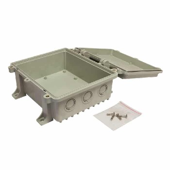 PureVolt ABS Plastic Box - 190 mm x 197 mm x 90 mm - Grey