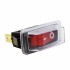 Illuminated Waterproof Rocker Switch - Red - 16 A 125V