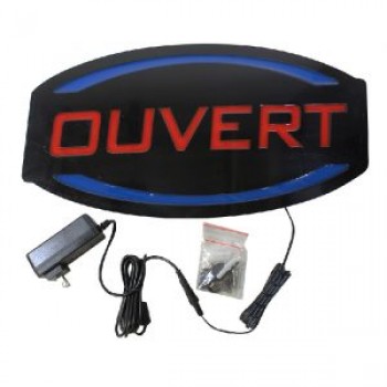 Ason Style "OUVERT" Illuminated LED Sign