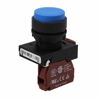 Momentary Push Button - Elevation Head - Not-illuminated - Blue