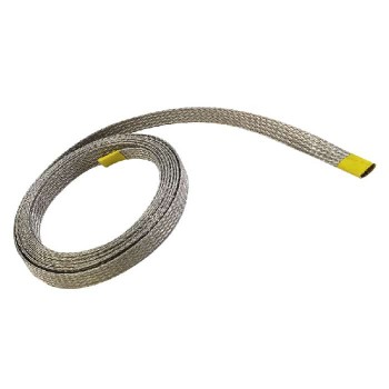 RedTools Gaine de blindage tressée - Cuivre - 8mm (0.31'') - 2 m - Gris