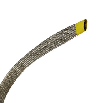 RedTools Gaine de blindage tressée - Cuivre - 12 mm (0.47") - 2 m - Gris