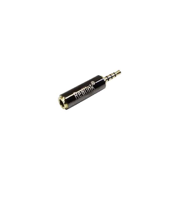 RedLink Adapteur stéréo 3.5mm TRRS femelle à 2.5mm TRRS mâle