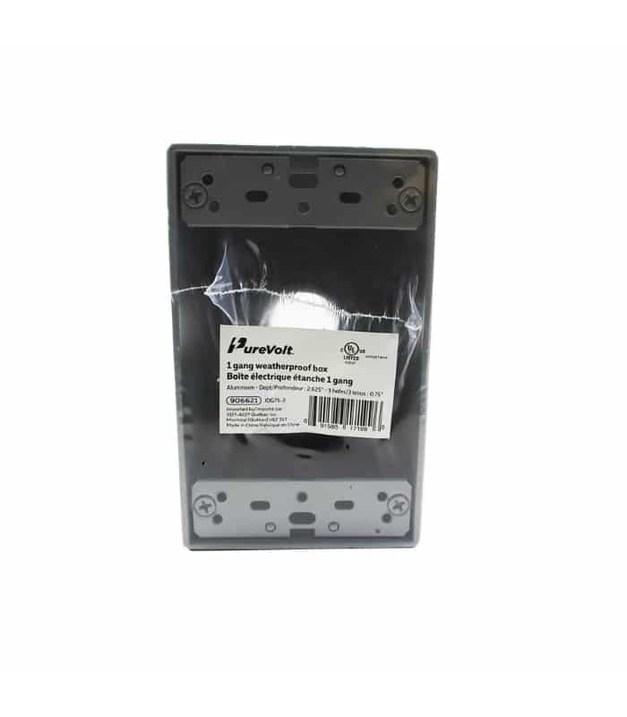 PureVolt Waterproof Electrical Junction Box - Single - 2-5/8