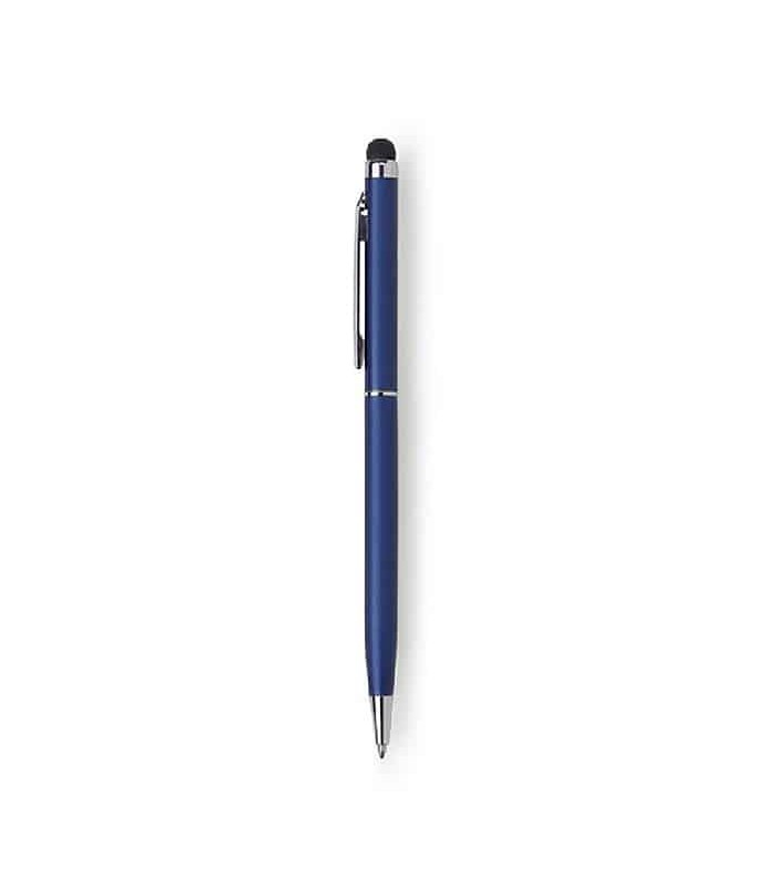 Ason Style Stylo à bille avec embout tactile intégré - Bleu