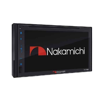 Nakamichi Récepteur multimédia numérique double Din avec télécommande - Bluetooth - CD/DIVX/USB