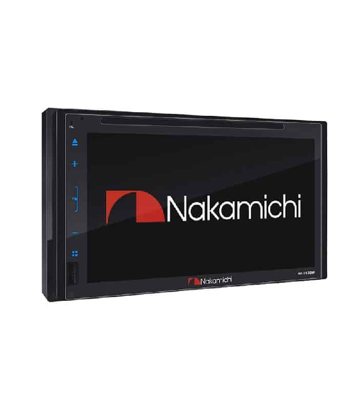 Nakamichi Double Din Digital Multimedia Receiver with Remote Control - Bluetooth - CD / DIVX / USB