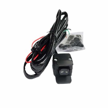 PureVolt Interrupteur de treuil ON/OFF/ON pour VTT avec câble de 3m