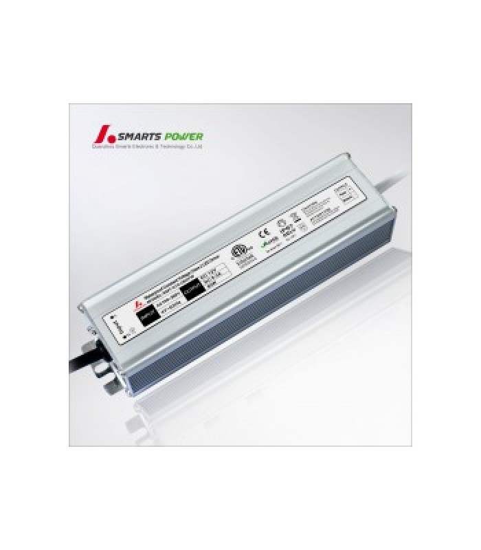 Transformateur DEL voltage constant, entrée 100-265v, sortie 5 Amp, 12VDC IP67, Certifié