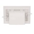 Low Voltage Recessed Wall Plate - White