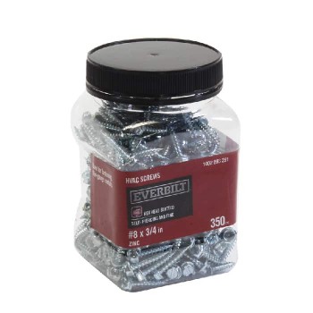 Hex Head Slotted Screw #8 X 3/4 in. - Pack of 350