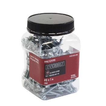 Vis à tête hexagonale avec fente - #8 X 1 in. - Paquet de 225