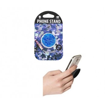 POIGNEE ET SUPPORT DE TELEPHONE PLIABLE GLITTER