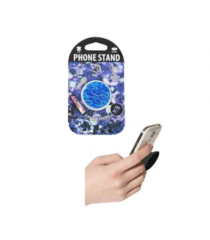 GLITTER COLLAPSIBLE PHONE GRIP & STAND