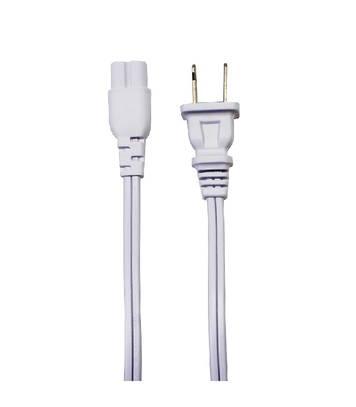 Power Cord for Square Integrated LED Light - White - 1.5m