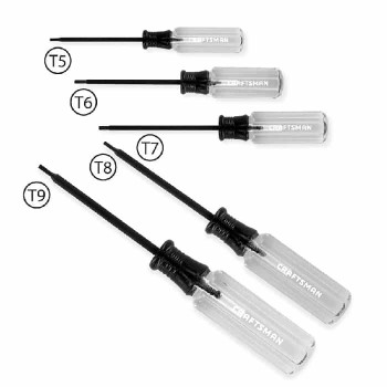 Craftman Ensemble de mini tournevis Torx - 5 pièces