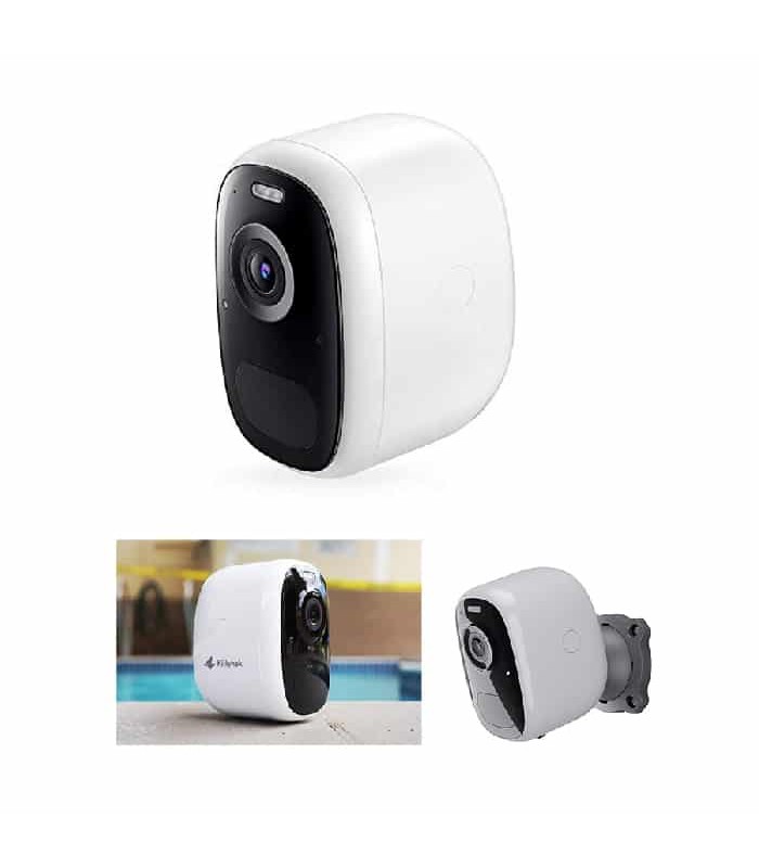 Konntek Caméra réseau infrarouge sans fil avec détecteur intelligent de Contour humain/Animaux/Véhicules - IP65 - 2 MP