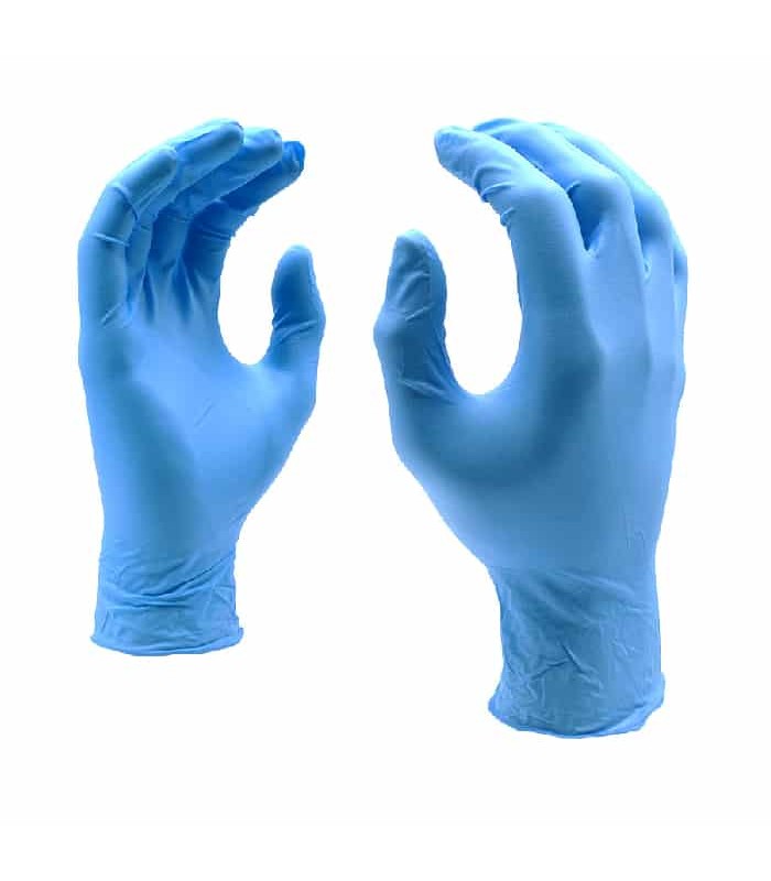 Disposable Nitrile Gloves - Blue - Large - Box of 100