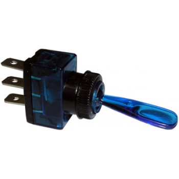 Interrupteur à levier illuminé Bleu 12V 16A SPST de Pico
