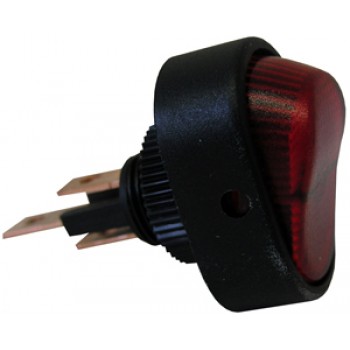 Interrupteur à bascule illuminé Rouge 12VDC 20 AMP de Pico