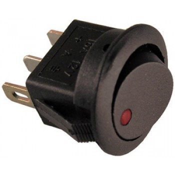 Interrupteurs unipolaires unidirectionnels (SPST) ronds à bascule avec del de Pico Canada