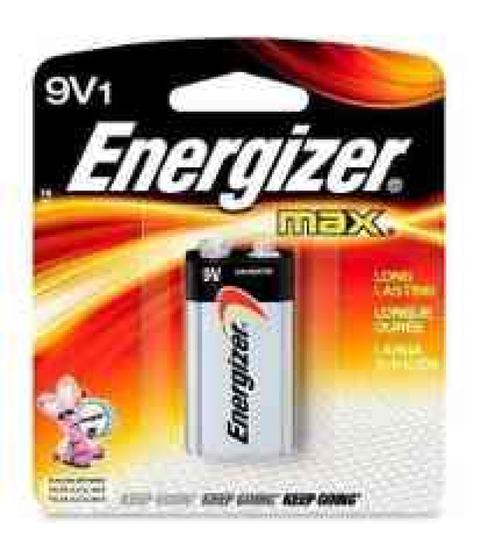 Energizer 9V Single Alkaline Battery Max