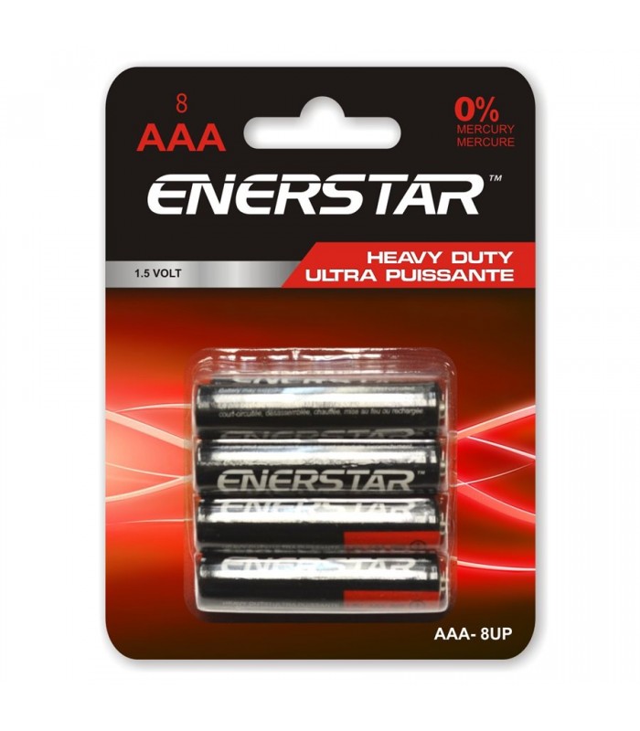 Enerstar AAA Batteries - Pack of 8