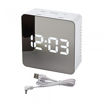 Mirror Alarm Clock USB Powered