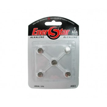 Batteries alcalines AG6 - Paquet de 5